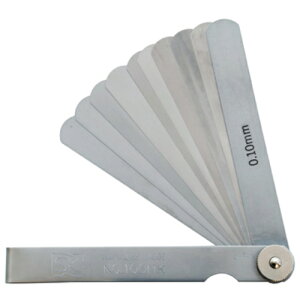 SK スキマゲージ シクネスゲージ 100MK 100mm 10枚 厚さ0.01~0.10mm 100MK 測定 計測用品 測定工具 ゲージ(代引不可)