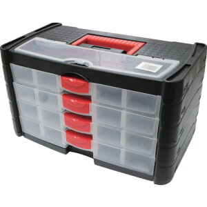 アストロプロダクツ AP プラスチックボックス 4段引出 2003000004458 手作業工具 工具箱 パーツケース(代引不可)【送料無料】