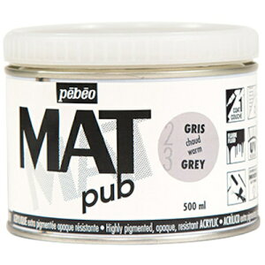 Pebeo �}�b�g�s���u 500ml NO.23 �E�H�[���O���C 257023 �H�� �Ɩ��p�i �h�� �����p�i �h��(����s��)�y���������z