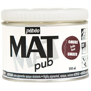 Pebeo �}�b�g�s���u 500ml NO.20 �o�[���g�A���o�[ 257022 �H�� �Ɩ��p�i �h�� �����p�i �h��(����s��)�y���������z