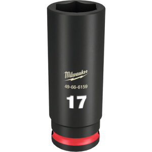 milwaukee SHOCKWAVE IMPACT DUTY �f�B�[�v�C���p�N�g�\�P�b�g 3/8�C���`(9.5mm)�p 17mm 49666159 ���ƍH�� �\�P�b�g�����` �C���p�N�g�p�\�P�b�g(����s��)