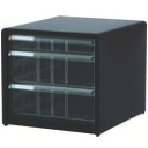 ナカバヤシ 書類ケース アバンテV2レタ-ケ-ス 浅1段×深2段 黒 ALC3D オフィス 住設用品 オフィス家具 マップケース レターケース(代引不可)【送料無料】