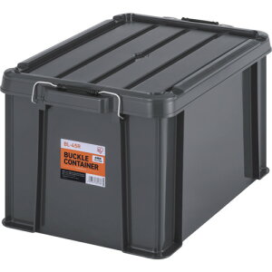 IRIS 299206 バックルコンテナ BL-45R チャコールグレー BL45RTH 物流 保管用品 収納用品 フタ式収納ケース(代引不可)