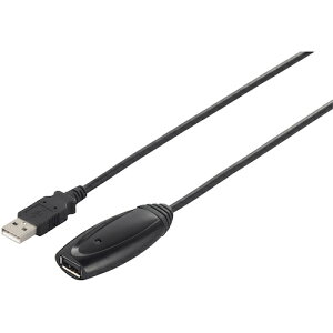 BUFFALO USB2.0���s�[�^�[�P�[�u��(A to A) 5m �u���b�N BSUAAR250BK �I�t�B�X �Z�ݗp�i OA�p�i �P�[�u��(����s��)�y���������z