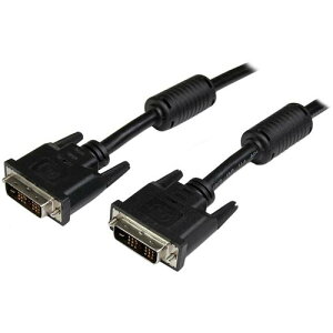 StarTech DVI-D�P�[�u��/5m/�V���O�������N/1920x1200/�f�W�^��/�I�X-�I�X/�u���b�N/���j�^�[�P�[�u�� DVIDSMM5M �I�t�B�X �Z�ݗp�i OA�p�i �P�[�u��(����s��)�y���������z