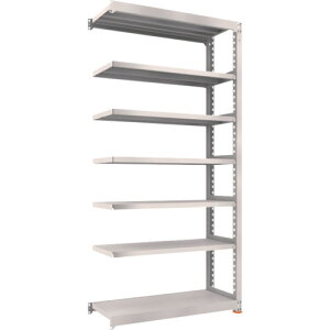 TRUSCO �X�`�[�����b�N M5�^���ʒI 1200X721XH2100 7�i �A�� �Ɛk�����x�[�X�t �l�I�O���[ �l�I�O���[ �g���X�R���R ���� �ۊǗp�i ���i�I ���ʒI300kg M5-7477BSFC(����s��)�y���������z