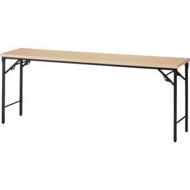TRUSCO トラスコ 折リタタミ会議テーブル 900X450XH700 棚板ナシ ナチュラル TST0945C(代引不可)【送料無料】