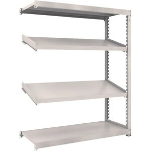 TRUSCO トラスコ M3型中量棚 1500X571XH1800 4段 傾斜2段 連結 M36564K2B 組立品 組立設置不可(代引不可)【送料無料】