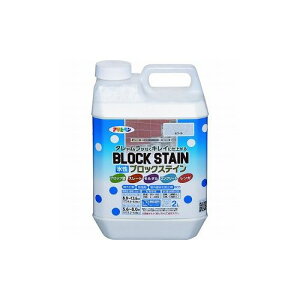 アサヒペン 水性ブロックステイン 2L ホワイト 449825 (株)アサヒペン 塗装・内装用品 塗料(代引不可)【送料無料】
