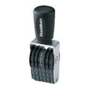 シヤチハタ タート用回転ゴム印欧文6連3号 ゴシック体 CF63GT 手作業工具 手作業工具 ハンマー 刻印 ポンチ 産業用スタンプ(代引不可)