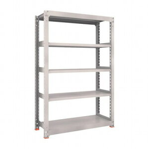 TRUSCO M3�^���ʒI 1500X721XH2100 5�i �P�� �Ɛk�����x�[�X�t �l�I�O���[ TRUSCO M37575SFC ���� �ۊǗp�i ���i�I ���ʒI(����s��)�y���������z