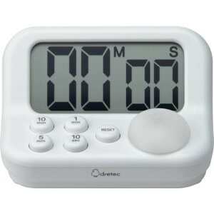dretec 見ヤスイ学習タイマー dretec T593WT 測定 計測用品 工業用計測機器 ストップウォッチ タイマー(代引不可)