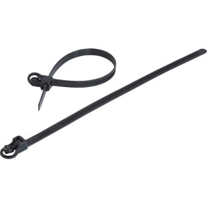 TRUSCO �ȒP���� �����[�X�^�C ��7.5mmX300mm ���F TRUSCO TRHB300BK �d�q�@�� �d�ݔz�����i �P�[�u���^�C(����s��)