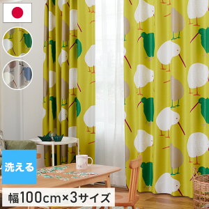 �J�[�e�� ���Y �Ռ� 2���Ռ� ��100cm �􂦂� �ߓd �ȃG�l �`��L�����H �k�� ���킢�� ������� �V���� ��l��炵 �E�H�b�V���u�� �e�N�e�N�L�[�E�B TEKUTEKU KIWI DESIGN LIFE �f�U�C�����C�t(����s