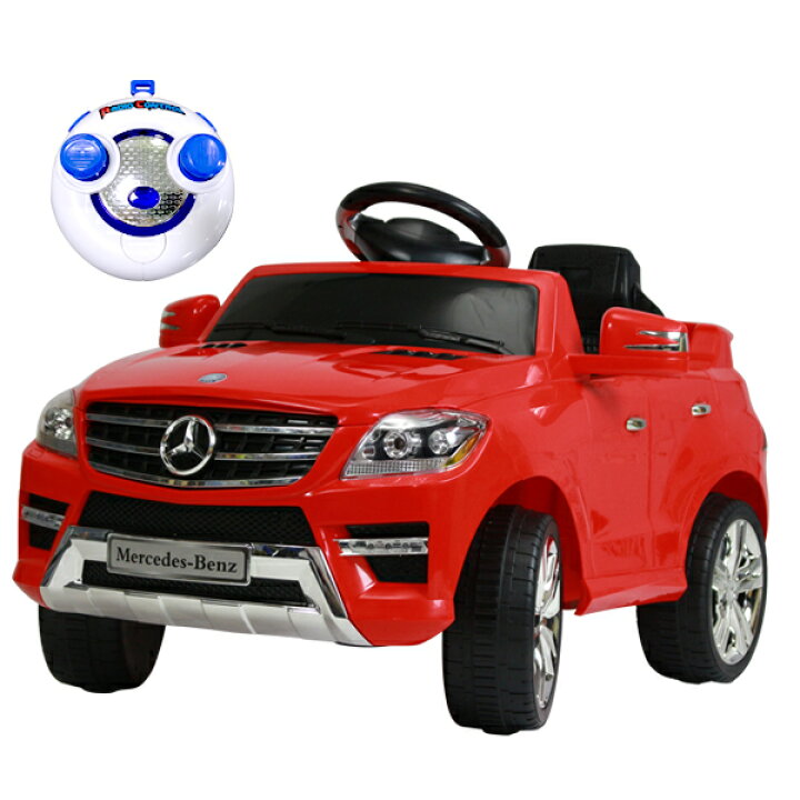 楽天市場】電動乗用ベンツ ML350 ホワイト レッド QX-7996A 乗用カー 