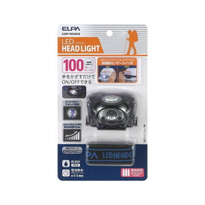 �����d�� ELPA LED�w�b�h���C�g 100lm DOP-HD303S�y���������z