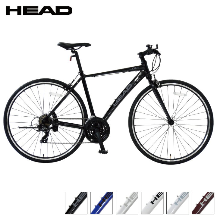 楽天市場】クロスバイク HEAD ORNITO 21 シマノ 外装21段変速 アルミ  