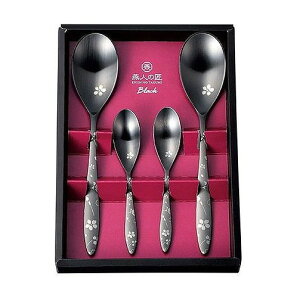 日本製 燕三条 カトラリー4PCS コーヒースプーン デザートスプーン(代引不可)【送料無料】