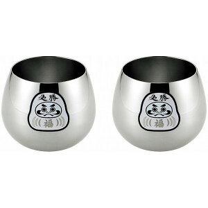 日本製 燕三条 感温スイングタンブラー390ml 2PCS (福だるま)(代引不可)【送料無料】