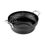 日本製 燕三条 共柄天ぷら鍋24cm(代引不可)【送料無料】