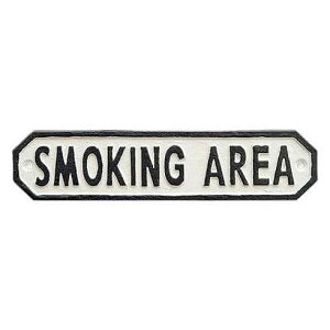 63591 �T�C���v���[�g SMOKING AREA �z���C�g(����s��)�y�|�C���g10�{�z