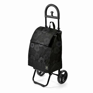 CHARMISS シャルミス ショッピングカート 花柄 ブラック 15-5039-10(代引不可)【ポイント10倍】【送料無料】