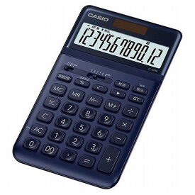 カシオ計算機 CASIO スタイリッシュ電卓 ジャストタイプ12桁 ネイビー JF-S200-NY-N(代引不可)【送料無料】