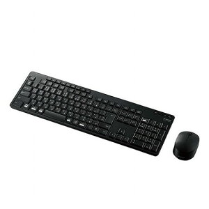 エレコム 無線静音フルキーボード&マウス TK-FDM116SKMBK(代引不可)【送料無料】