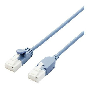 エレコム スイングコネクタLANケーブル Cat6A準拠 LD-GPATSW/BU10(代引不可)【メール便配送】【送料無料】