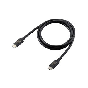 GR USB4P[u C-C^Cv Fؕi USB Power DeliveryΉ 240W 1 0m ubN USB4-CCPE10NBK X}[gtH ^ubg gѓdb iPhone P[u PC USB Type-C PC(s)yz