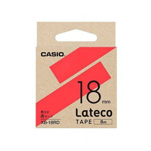 �J�V�I�v�Z�@ Lateco �l�ߑւ��p�e�[�v 18mm �ԃe�[�v ������ XB-18RD(����s��)