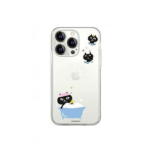 abbi FRIENDS �������C�Z���X�i �l�R�}���W���E�\�t�g�N���A�P�[�X for iiPhone 14 Pro �o�X�^�C�� �w�ʃJ�o�[�^ ABF24243i14P(����s��)�y���[���֔z���z�y���������z
