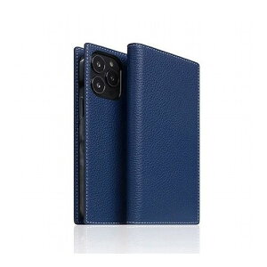 SLG Design Full Grain Leather Case for iPhone 14 Pro Max �l�C�r�[�u���[ �蒠�^ SD24353i14PMNB(����s��)�y���������z
