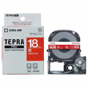 KING JIM �L���O�W�� �e�v��PRO�e�[�v�r�r�b�h 18mm �� KJ-SD18R(����s��)