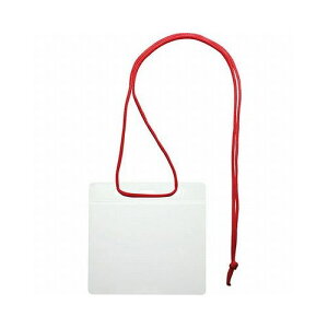 ソニック SONiC イベント吊下げ名札 イベントサイズ 赤 50枚入 VN-343-R(代引不可)