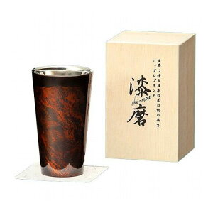 ウチキ 漆磨 漆塗りカップ 白檀(びゃくだん) ストレートカップ 黒(二重構造) SCW-L501 雑貨 ホビー インテリア 雑貨 雑貨品(代引不可)【送料無料】