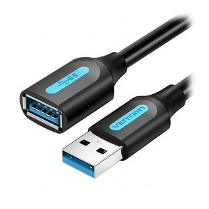 VENTION USB 3.0 A Male to A Female P[u 1.5m Black PVC Type CB-7446 X}[gtH ^ubg gѓdb iPhone Apple WatchpANZT(s)y[֔zz