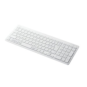エレコム Bluetoothコンパクトキーボード パンタグラフ式 薄型 マルチOS対応 ホワイト TK-FBP101WH TK-FBP101WH パソコン(代引不可)【送料無料】