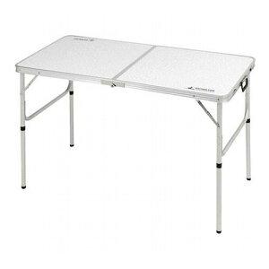 キャプテンスタッグ ラフォーレアルミツーウェイテーブル アジャスター付 M 120×60cm UC-0510(代引不可)【送料無料】