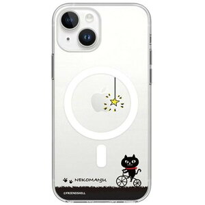 abbi FRIENDS �A�r�B�t�����Y �������C�Z���X�i �l�R�}���W���EMagSafe�Ή��N���A�P�[�X for iPhone 15 �T�C�N�����O ABF25341i15 iPhone(����s��)�y���[���֔z���z�y���������z