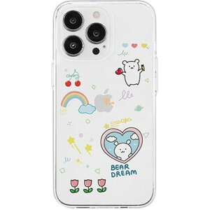 AKAN �G�C�J�� �\�t�g�N���A�P�[�X for iPhone 15 Pro Bear Dream AK25639i15PR iPhone(����s��)�y���[���֔z���z�y���������z