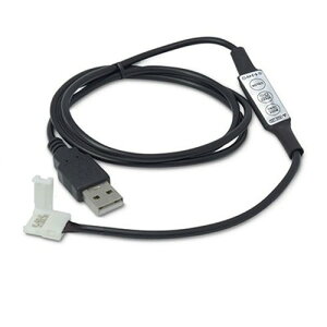 �y5�Z�b�g�z YAZAWA 4pin �R���g���[���[�t��LED�e�[�v�d���P�[�u�� 100cm TPLJUC0410X5 �G��(����s��)�y���������z