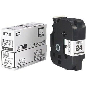 MAX ���~�l�[�g�e�[�v 8m�� ��24mm �����E�� LM-L524BW LX90240 �G��(����s��)