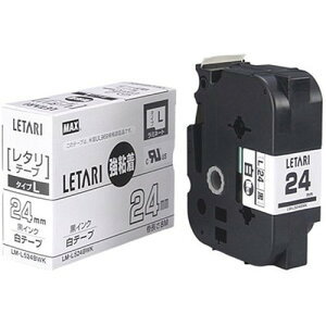 MAX ���~�l�[�g�e�[�v 8m�� ���S�� ��24mm �����E�� LM-L524BWK LX90631 �G��(����s��)