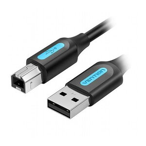 y5{Zbgz VENTION USB 2.0 A Male to B MaleP[u PVC Type 2m ubN CO-7217X5(s)