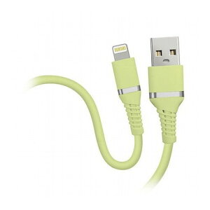 【5本セット】 HIDISC やわらかケーブル USB-A to Lightning ピスタチオグリーン HD-SLAC1GNX5(代引不可)【送料無料】