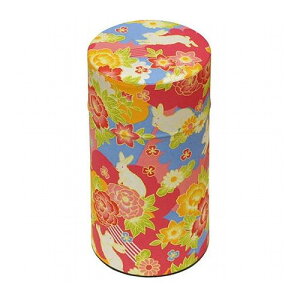 ヤマコー てまひま工房 お茶缶 ぽッ・かん 花うさぎ L yamaco79202(代引不可)