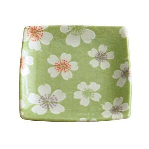 【10枚セット】 ヤマコー てまひま工房 プチ風水・盛塩小皿 角型 さくら yamaco88872X10【送料無料】