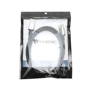 HORIC �z�[���b�N DisplayPort�P�[�u�� 1.4�K�i�����i 8K/60p�E4K/120p�Ή� 1m �V���o�[ DP10-046SB(����s��)�y���������z