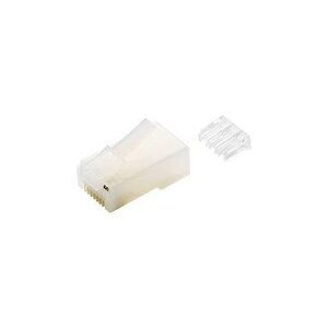 �G���R�� ����pRJ45�R�l�N�^�[ Cat6 �P�����������Ή� 10�� ���[�h�o�[�� �n�[�t�N���A LD-6RJ45T10/T2(����s��)